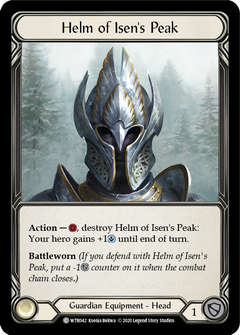 Helm of Isen's Peak [U-WTR042] (Welcome to Rathe Unlimited)  Unlimited Rainbow Foil-2