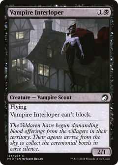 Vampire Interloper (MID-125) - Innistrad: Midnight Hunt-1