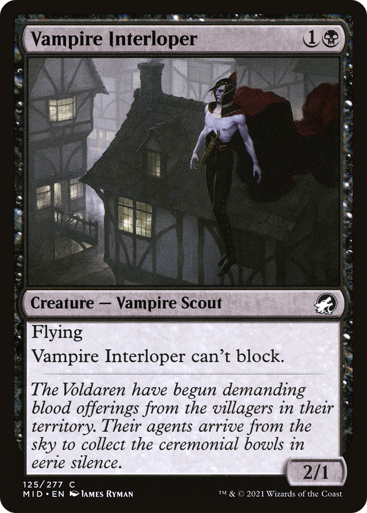 Vampire Interloper (MID-125) - Innistrad: Midnight Hunt-1