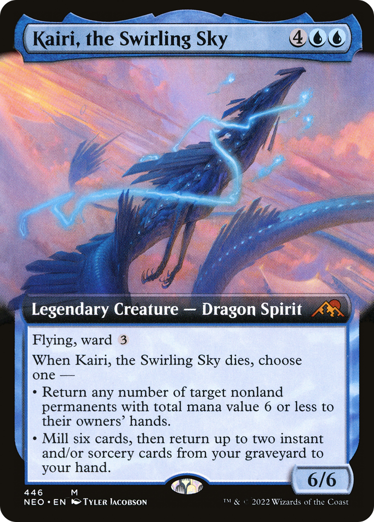 Kairi, the Swirling Sky (Extended Art) [Kamigawa: Neon Dynasty]-1