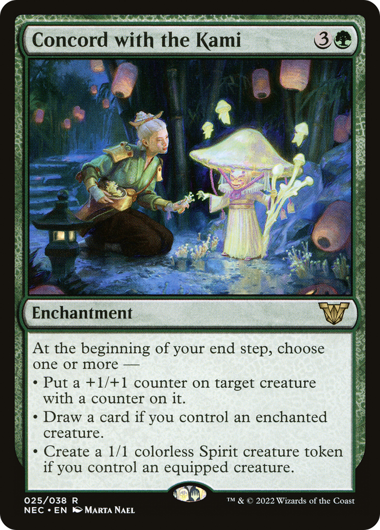 Concord with the Kami [Kamigawa: Neon Dynasty Commander]-1