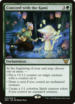 Concord with the Kami [Kamigawa: Neon Dynasty Commander]-1