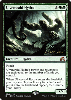 Ulvenwald Hydra (PRE-235) - Shadows over Innistrad Promos Foil-1
