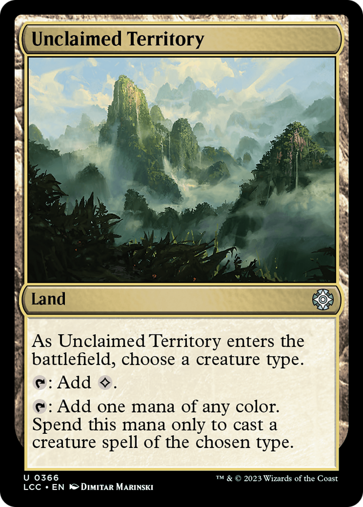 Unclaimed Territory [The Lost Caverns of Ixalan Commander]-1