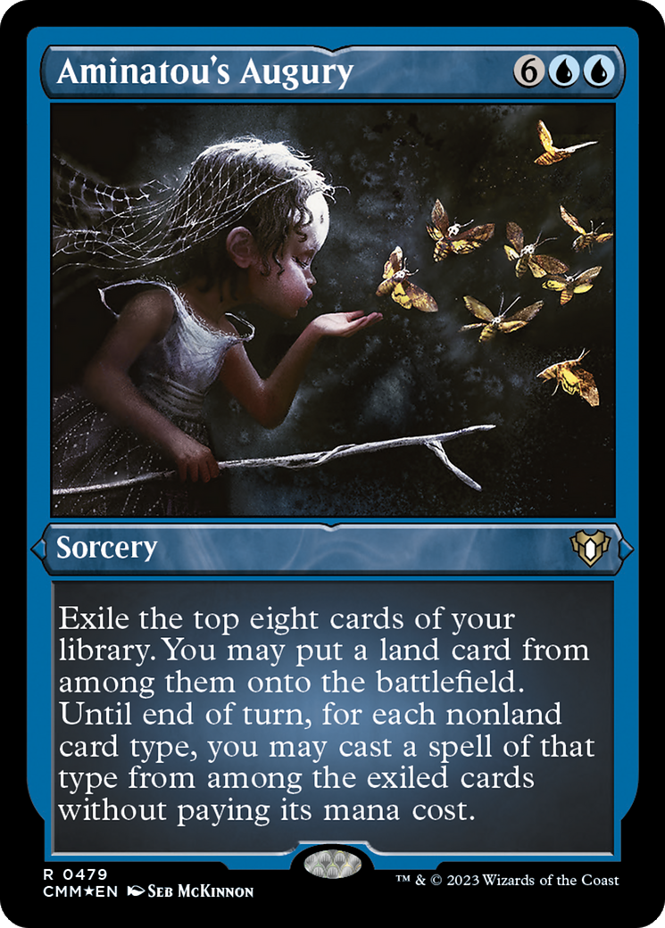 Aminatou's Augury (Foil Etched) [Commander Masters]