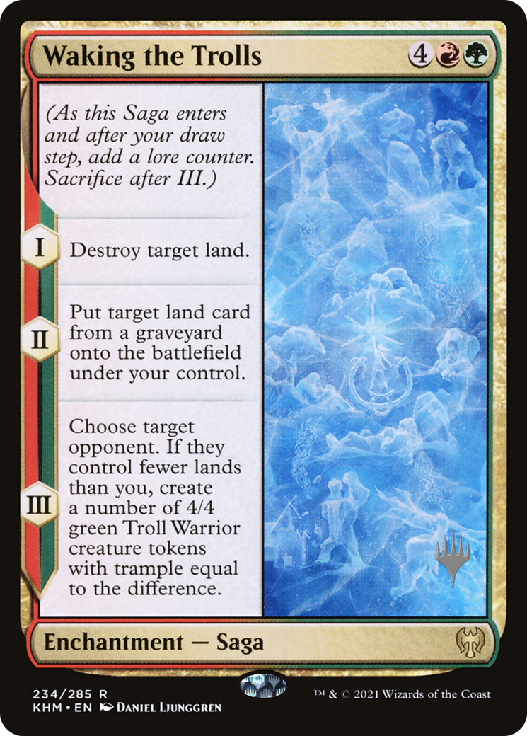 Waking the Trolls (PPKHM-234) - Kaldheim Promos-1