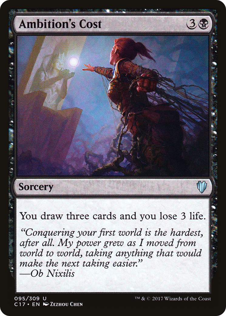 Ambition's Cost [Commander 2017]-1