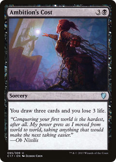Ambition's Cost [Commander 2017]-1