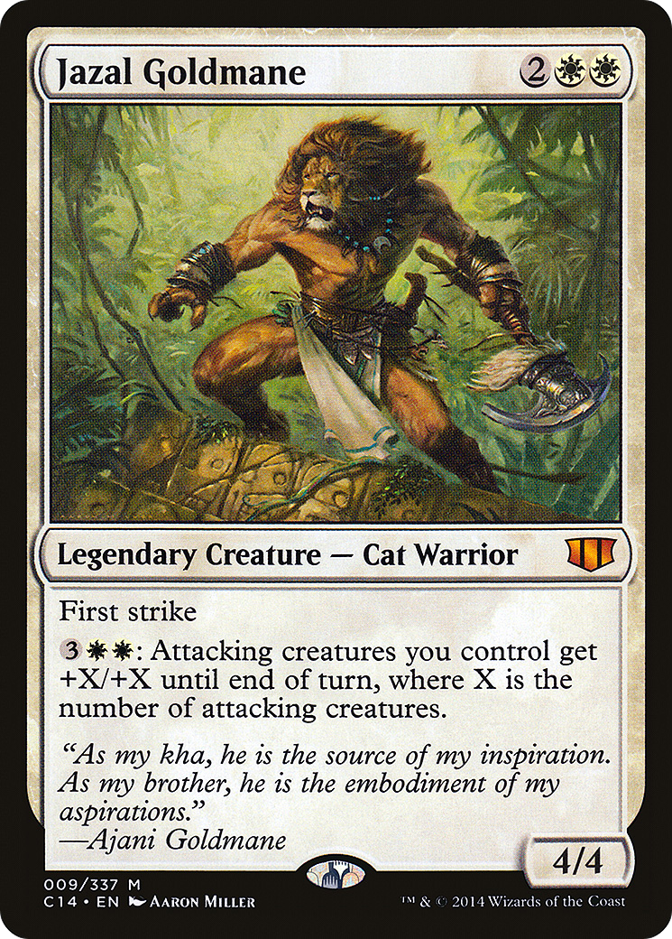 Jazal Goldmane [Commander 2014]-1