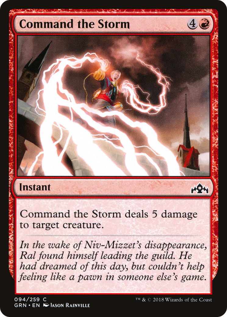 Command the Storm [Guilds of Ravnica]-1