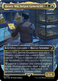 Henry Wu, InGen Geneticist (Emblem) (Borderless) [Jurassic World Collection Tokens]-1