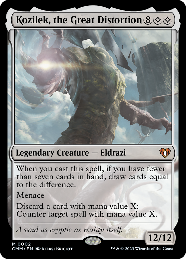Kozilek, the Great Distortion [Commander Masters]-1
