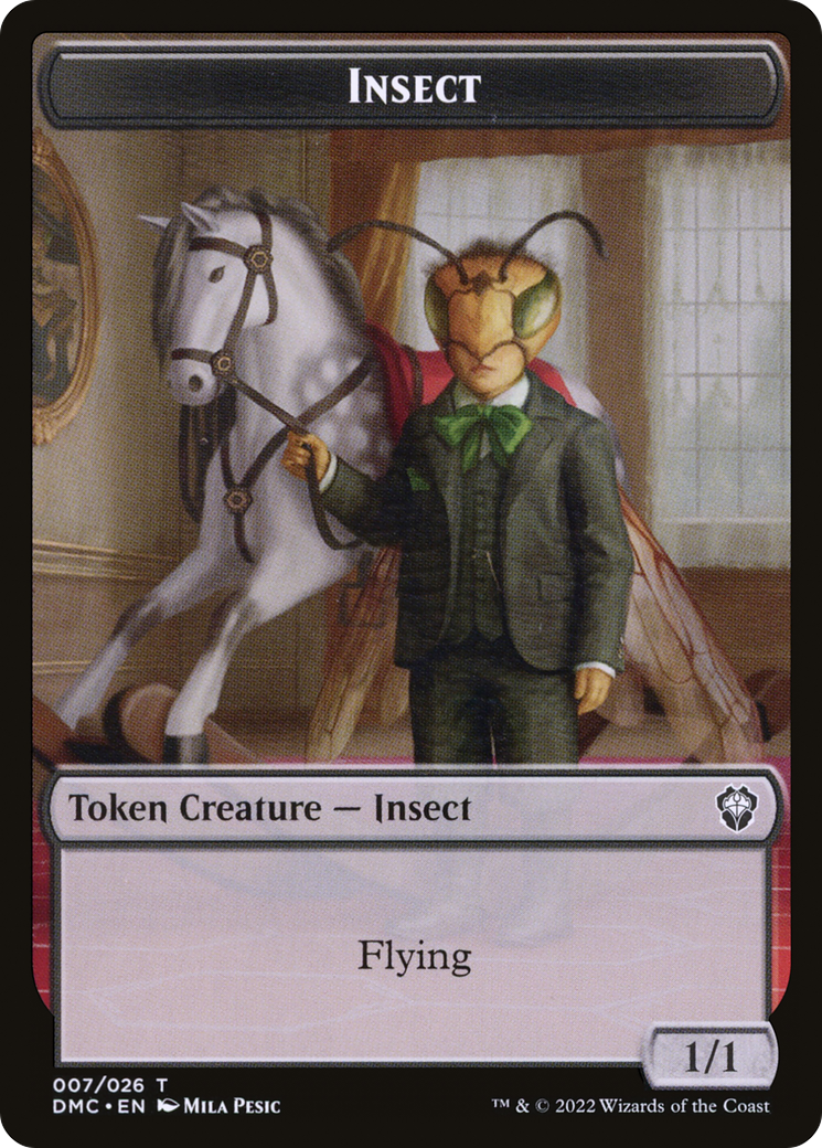 Insect (TDMU-007) - Dominaria United Tokens-1