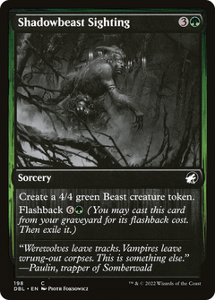 Shadowbeast Sighting [Innistrad: Double Feature]-1