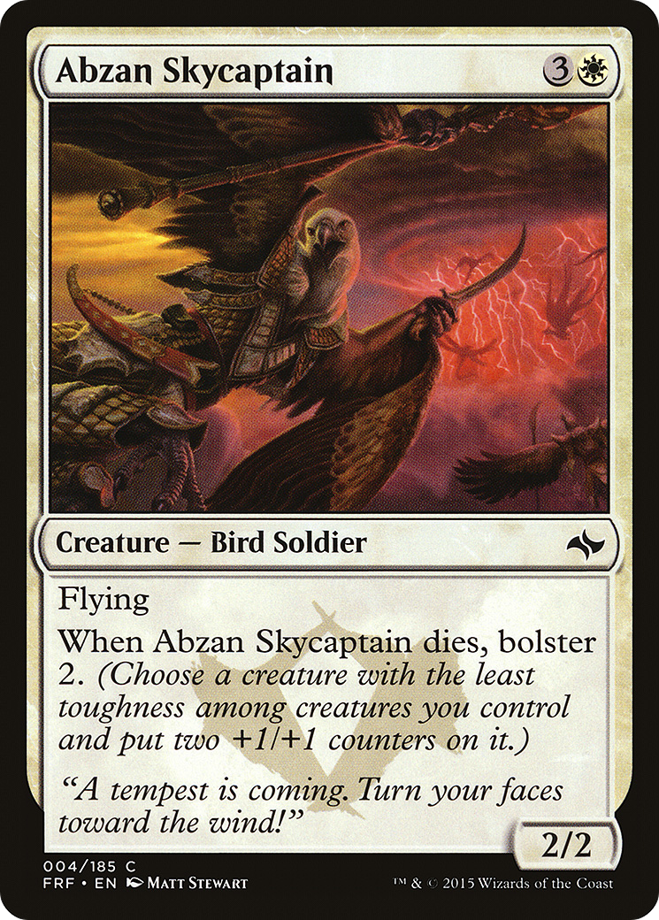 Abzan Skycaptain [Fate Reforged]-1