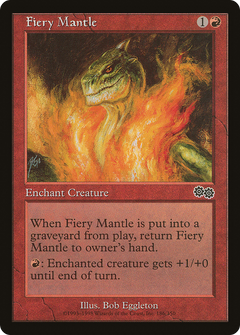 Fiery Mantle [Urza's Saga]-1