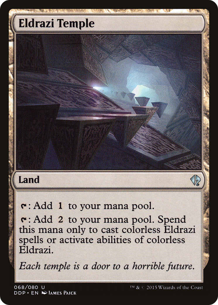 Eldrazi Temple [Duel Decks: Zendikar vs. Eldrazi]-1
