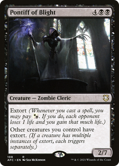 Pontiff of Blight [Dungeons & Dragons: Adventures in the Forgotten Realms Commander]-1