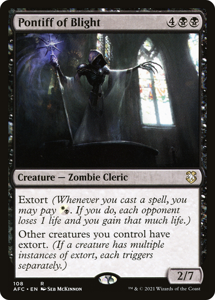 Pontiff of Blight [Dungeons & Dragons: Adventures in the Forgotten Realms Commander]-1