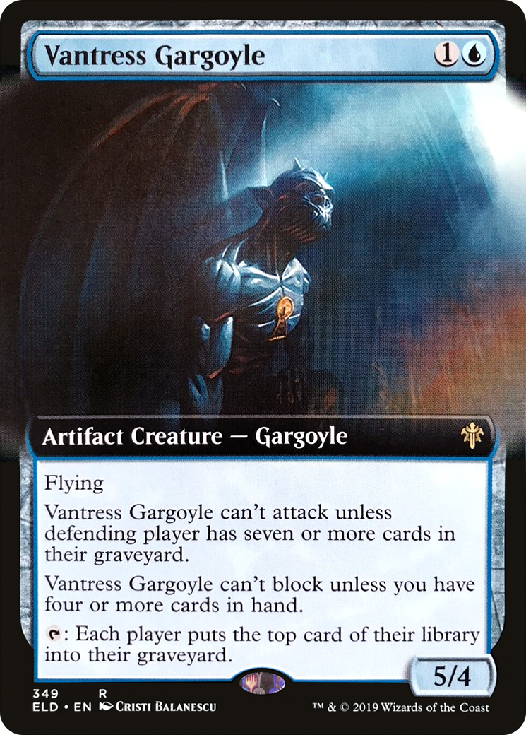 Vantress Gargoyle (Extended Art) (ELD-349) - Throne of Eldraine: (Extended Art)-1