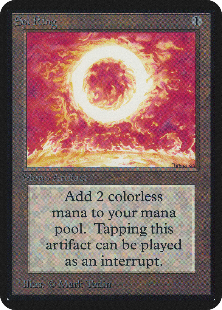 Sol Ring (LEA-) - Limited Edition Alpha-1