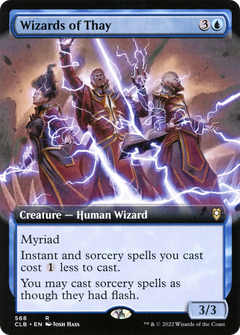Wizards of Thay (Extended Art) (CLB-568) - Commander Legends: Battle for Baldur's Gate: (Extended Art)-1