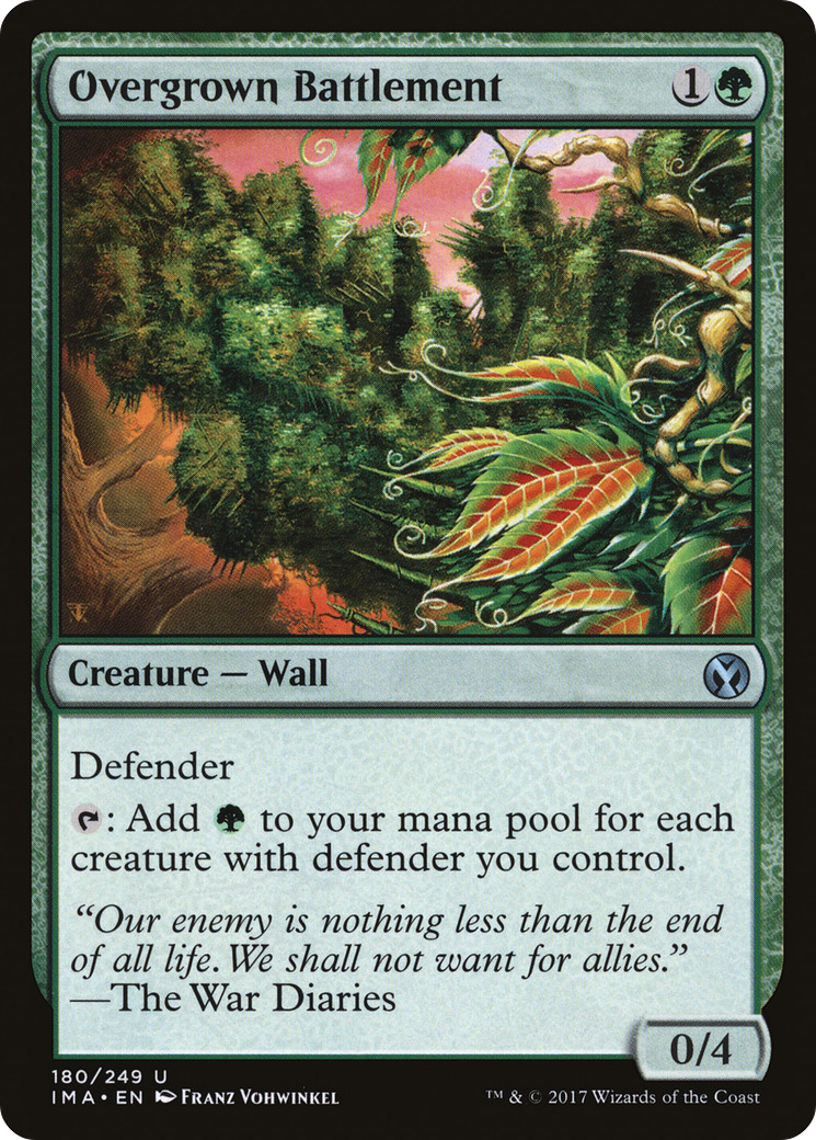 Overgrown Battlement [Iconic Masters]-1