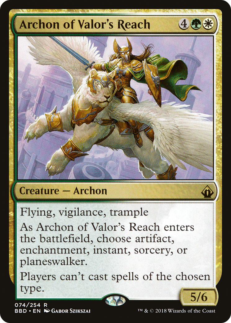 Archon of Valor's Reach [Battlebond]-1