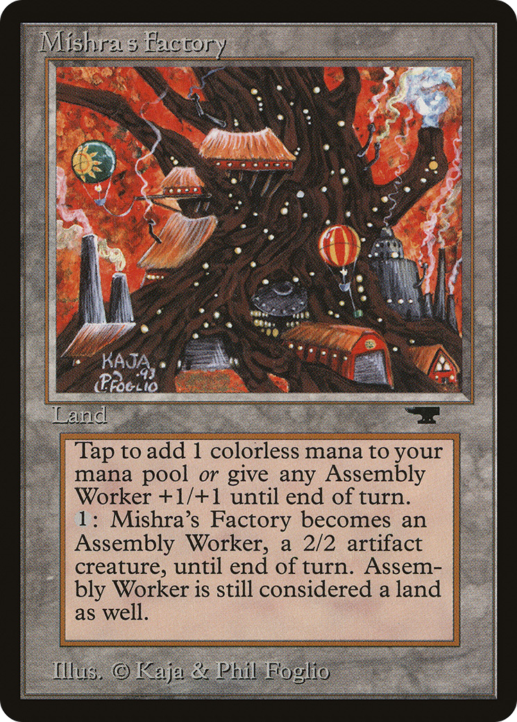 Mishra's Factory (Orange Background) [Antiquities]-1