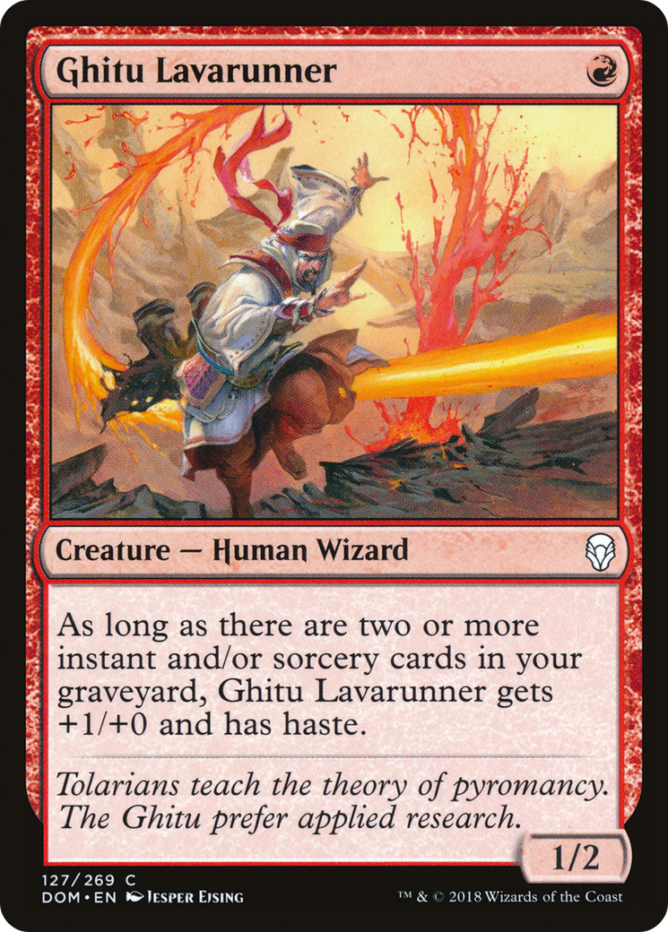 Ghitu Lavarunner [Dominaria]-1