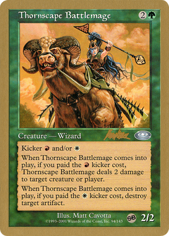 Thornscape Battlemage - 2002 Brian Kibler (PLS) (SB) (WCD-) - World Championship Decks 2002-1