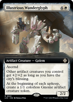Illustrious Wanderglyph (Extended Art) [The Lost Caverns of Ixalan Commander]-1
