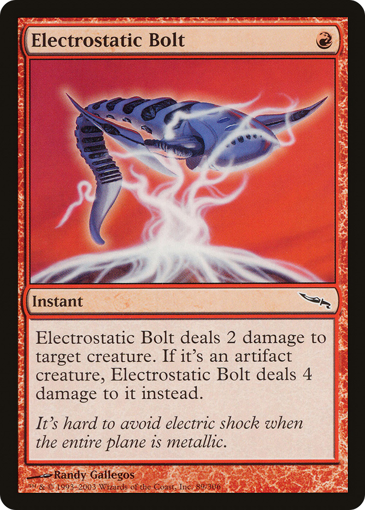 Electrostatic Bolt [Mirrodin]-1