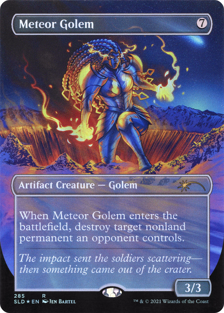 Meteor Golem (Borderless) [Secret Lair Drop Series]-1
