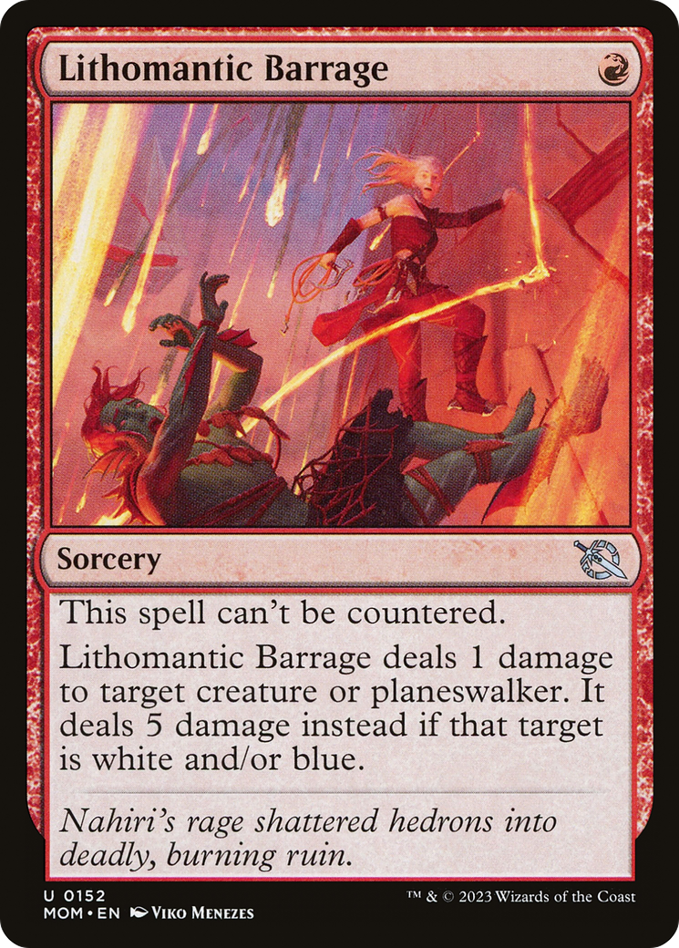 Lithomantic Barrage [March of the Machine]-1