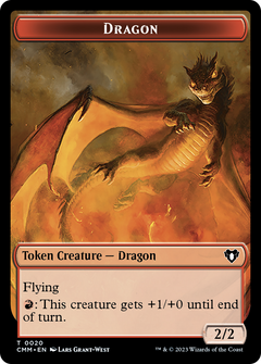Treasure // Dragon (0020) Double-Sided Token [Commander Masters Tokens]-2