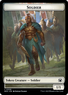 Soldier // Insect Double-Sided Token [March of the Machine Commander Tokens]-1