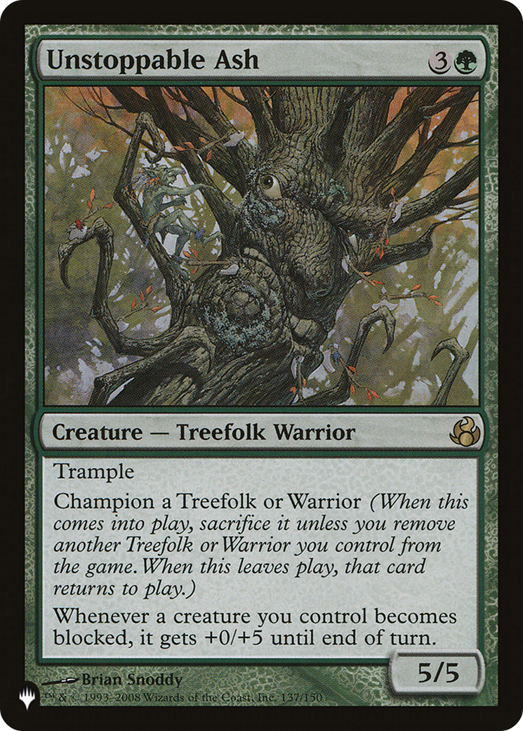 Unstoppable Ash (LIST-137/150) - The List-1