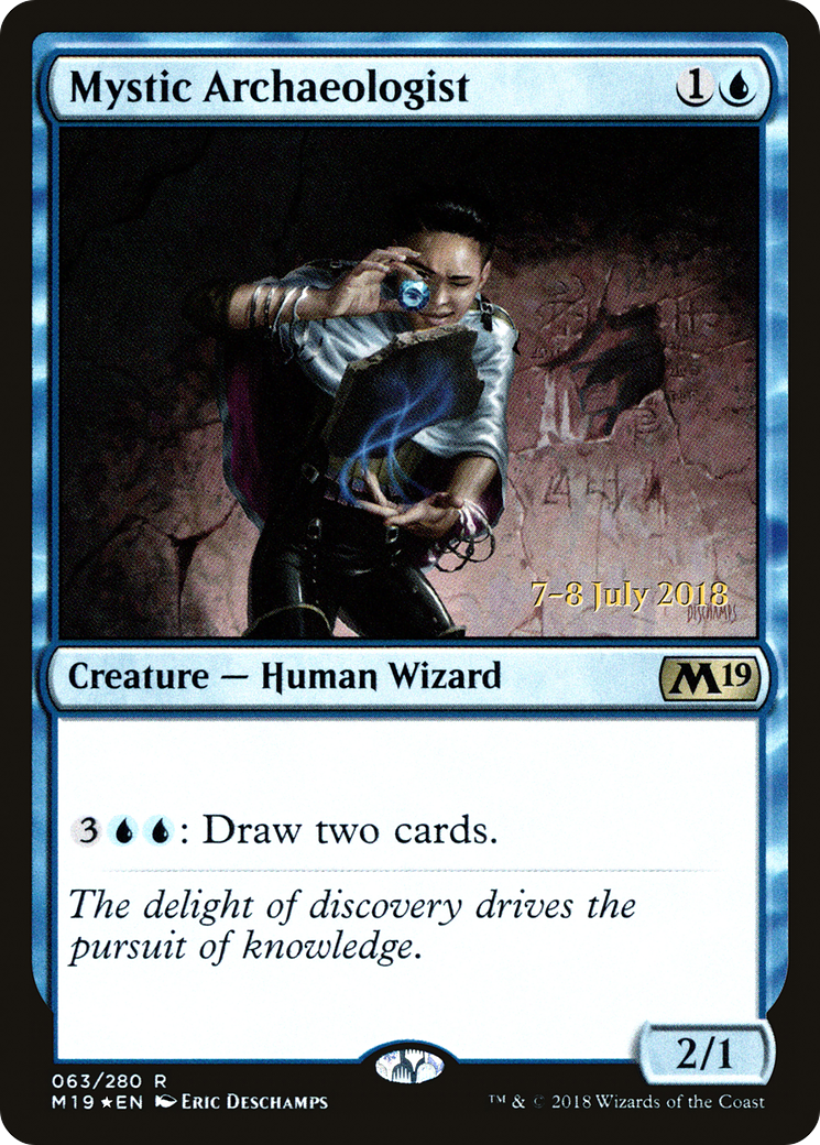 Mystic Archaeologist [Core Set 2019 Prerelease Promos]-1