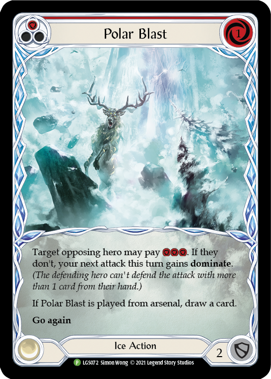 Polar Blast (Red) [LGS072] (Promo)  Rainbow Foil-1
