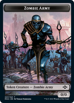 Zombie Army (TMH2-007) - Modern Horizons 2 Tokens-1
