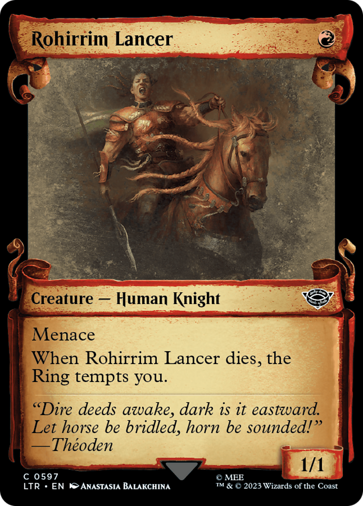 Rohirrim Lancer [The Lord of the Rings: Tales of Middle-Earth Showcase Scrolls]-1