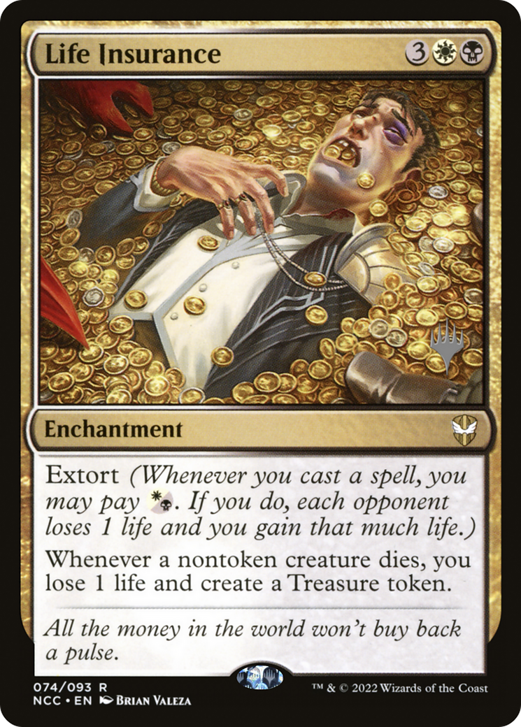 Life Insurance (Promo Pack) [Streets of New Capenna Commander Promos]-1