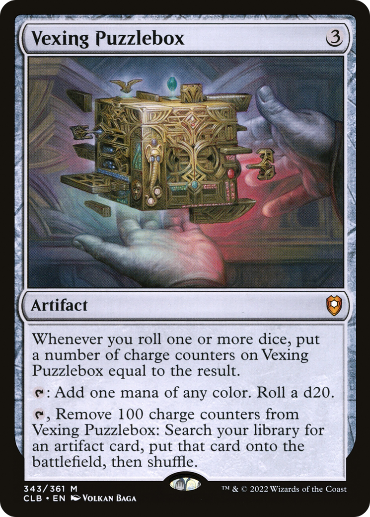 Vexing Puzzlebox (CLB-343) - Commander Legends: Battle for Baldur's Gate Foil-1