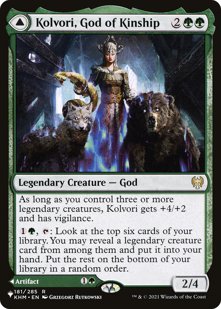 Kolvori, God of Kinship // The Ringhart Crest [Secret Lair: From Cute to Brute]-3