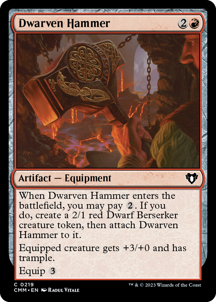 Dwarven Hammer [Commander Masters]-1