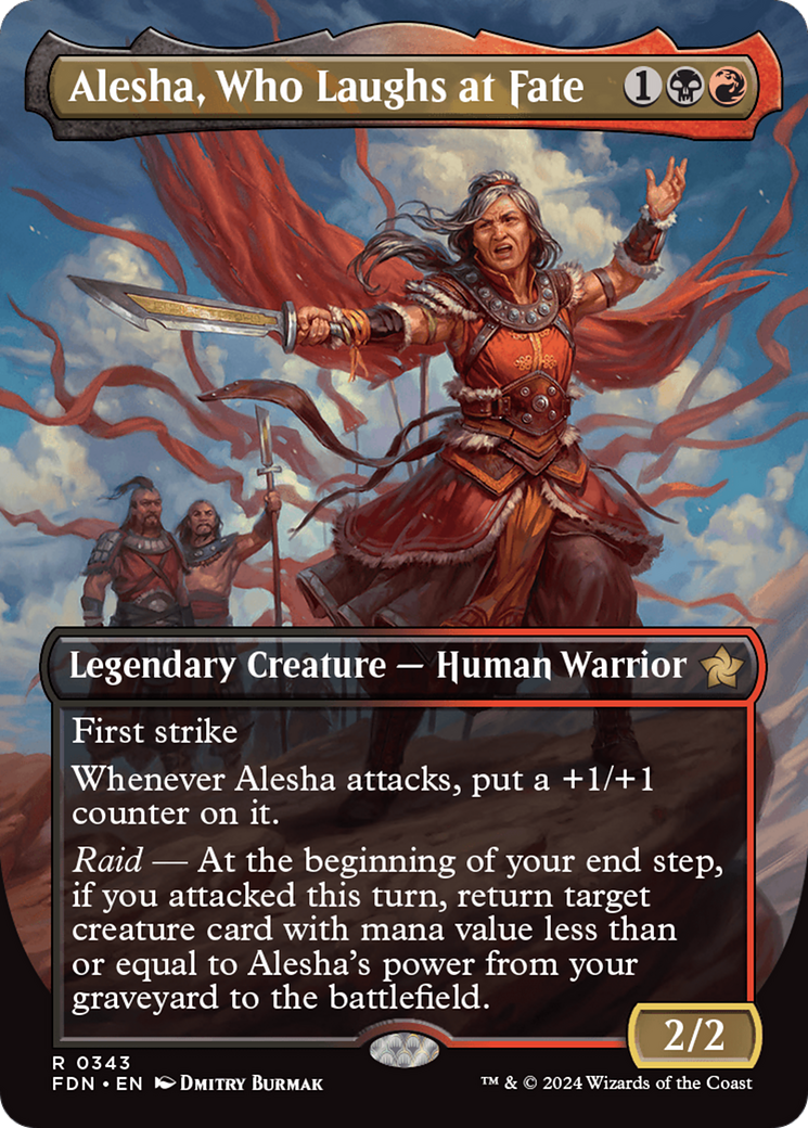Alesha, Who Laughs at Fate (Borderless) [Foundations]-1