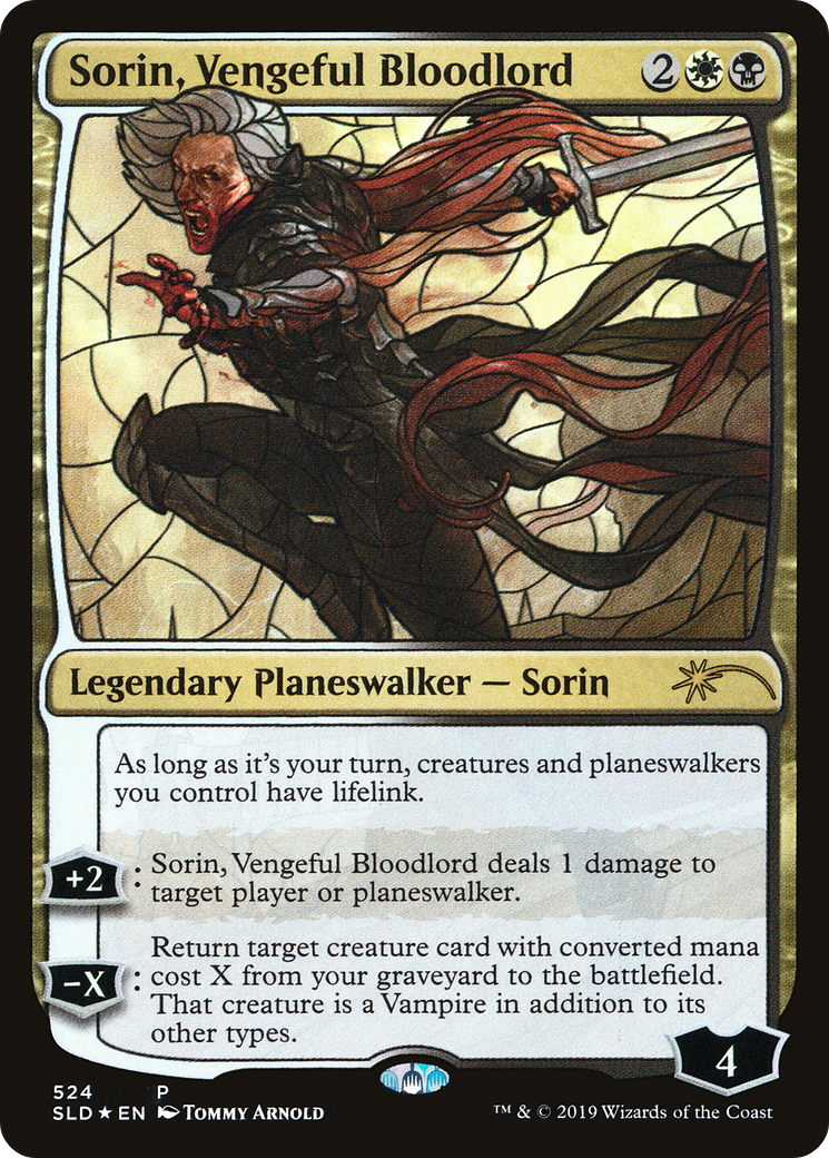 Sorin, Vengeful Bloodlord (Stained Glass) [Secret Lair Drop Promos]-1