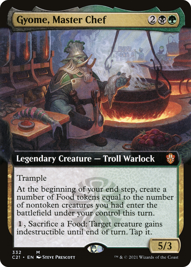 Gyome, Master Chef (Extended Art) [Commander 2021]-1