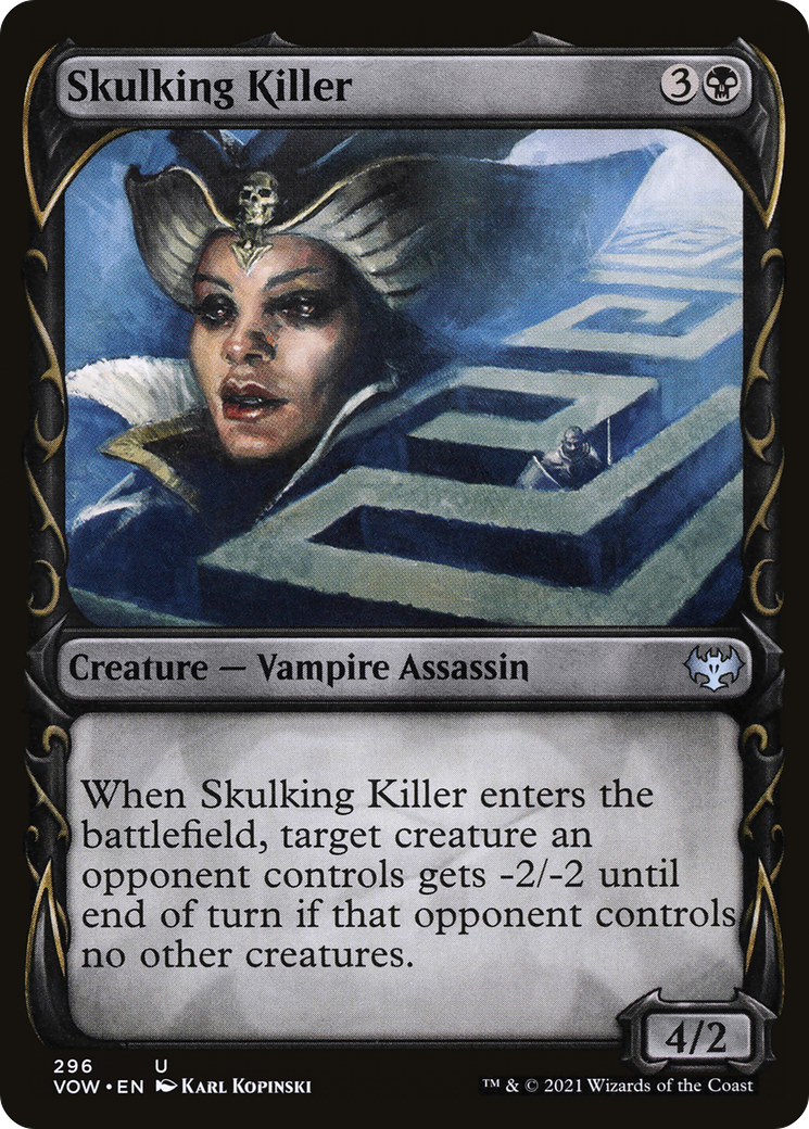 Skulking Killer (Showcase Fang Frame) [Innistrad: Crimson Vow]-1